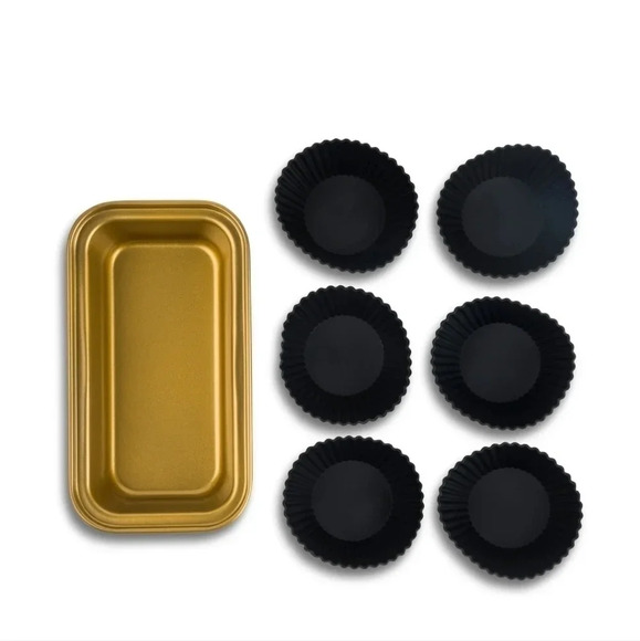 Thyme & Table 11 pc Mini Baking Set Dishwasher Safe Silicone Cupcake Liners NWT - Picture 3 of 9